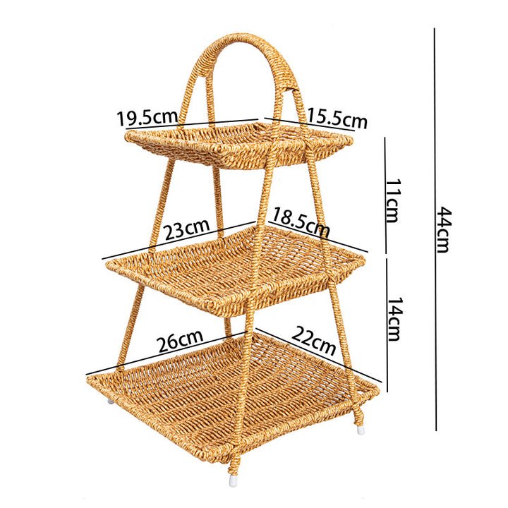 Women Handcrafted Storage Basket with Round Design Kalsten