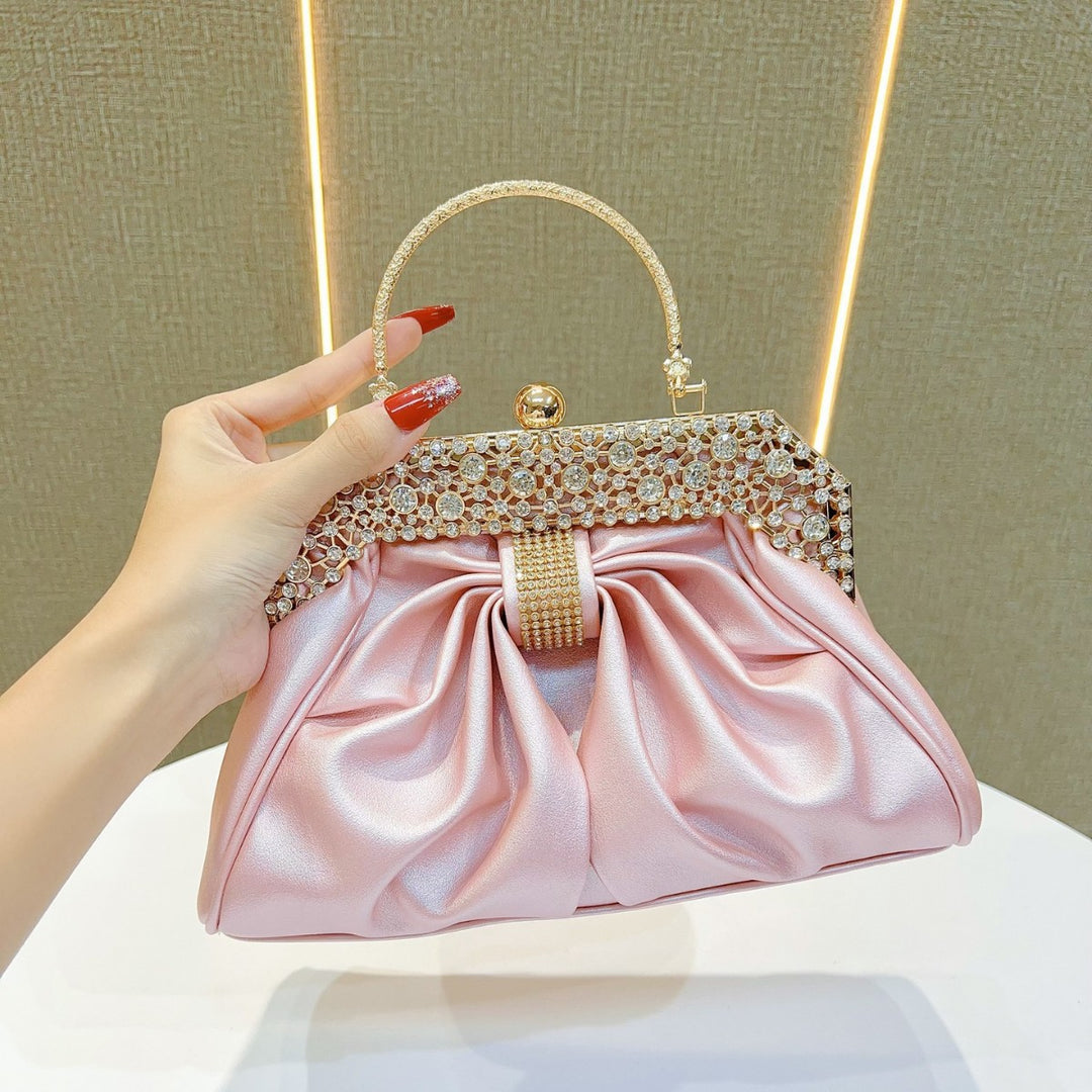 Luxurious Satin Evening Handbag
