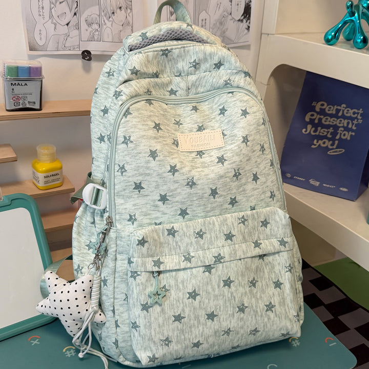 Fun Star-Printed School Backpack Kalsten