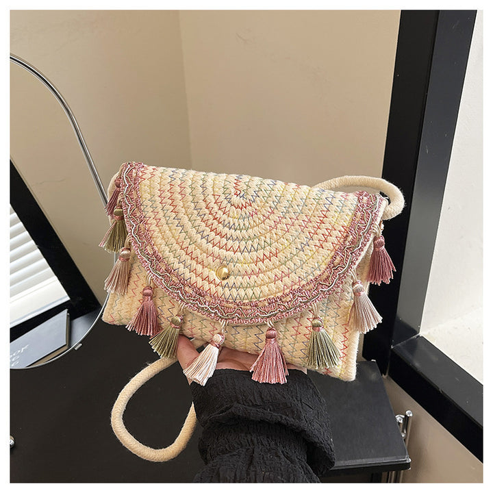 Bohemian Woven Clutch Bag Kalsten