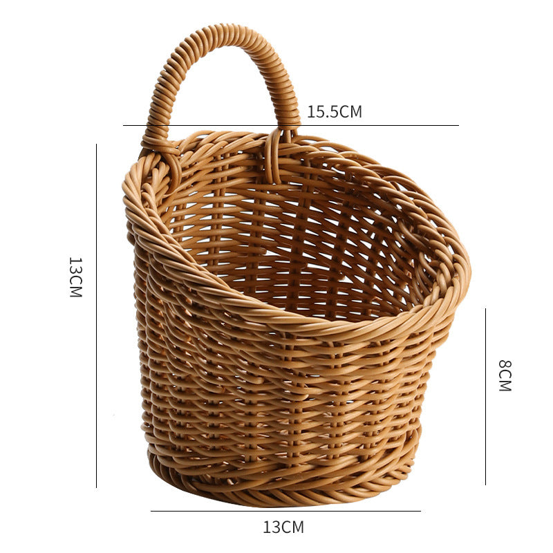 Handcrafted Wicker Storage Basket Kalsten