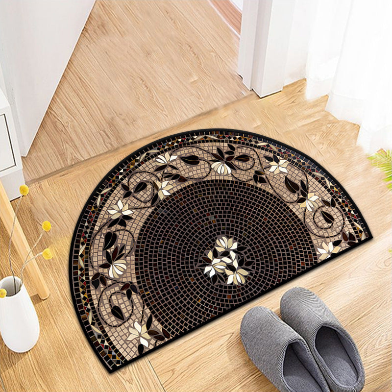 Textured Wooden Plank Doormat Kalsten