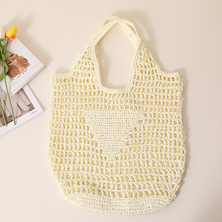 Coarse crochet bag with large handles Kalsten