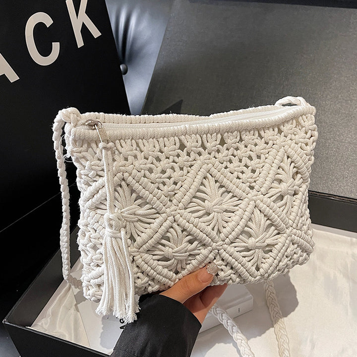 Bohemian Macrame Clutch Bag