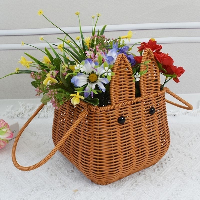 Rabbit Ears Woven Storage Basket Kalsten