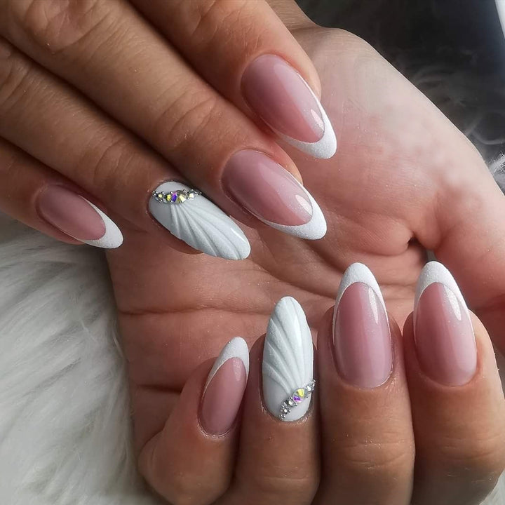 Artificial nail set with luxurious 3D embellishments Kalsten