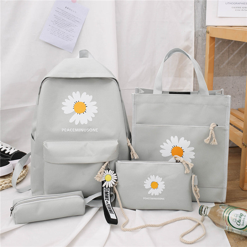 Floral Print Backpack Set Kalsten