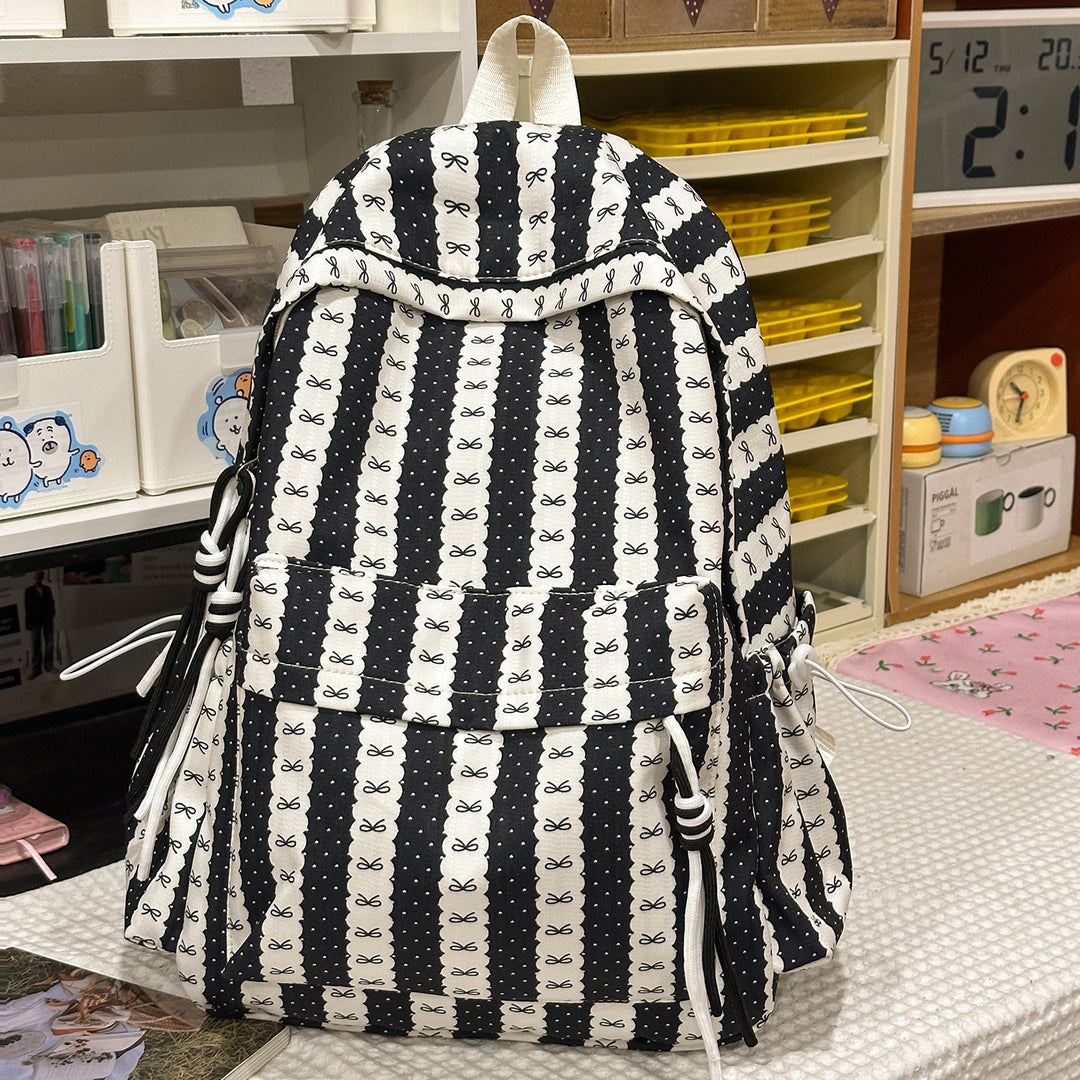Cute Bow-Embellished Backpack Kalsten