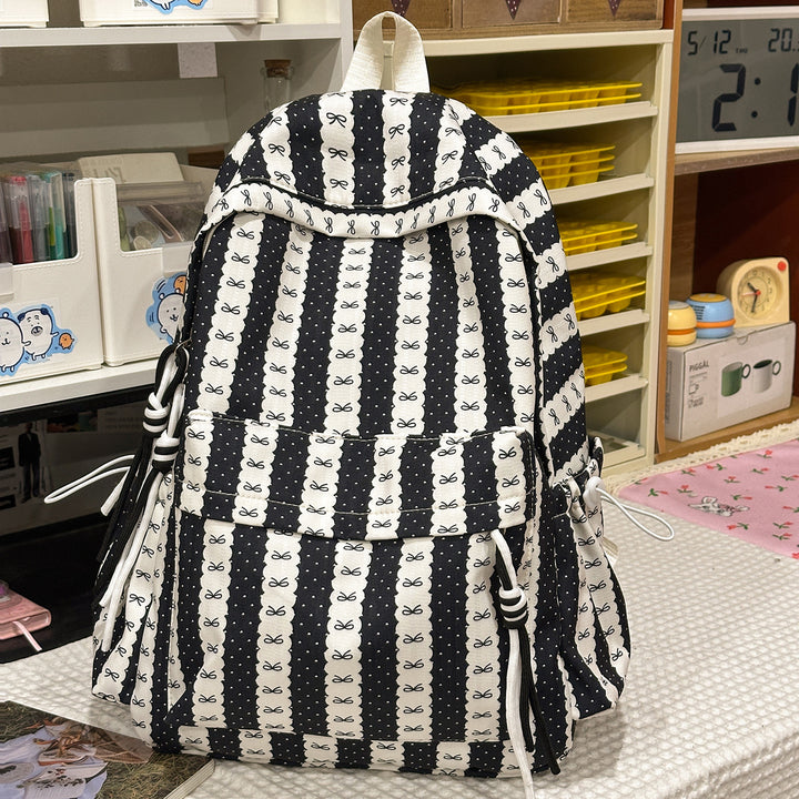 Cute Bow-Embellished Backpack Kalsten