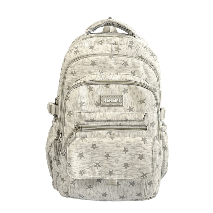 Stylish Star-Printed School Backpack Kalsten