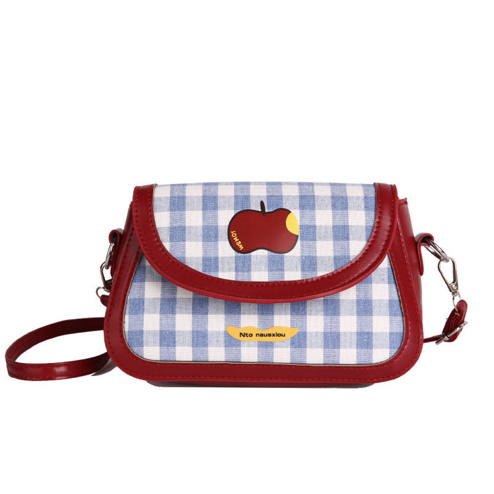 Playful Gingham Pattern Handbag Kalsten