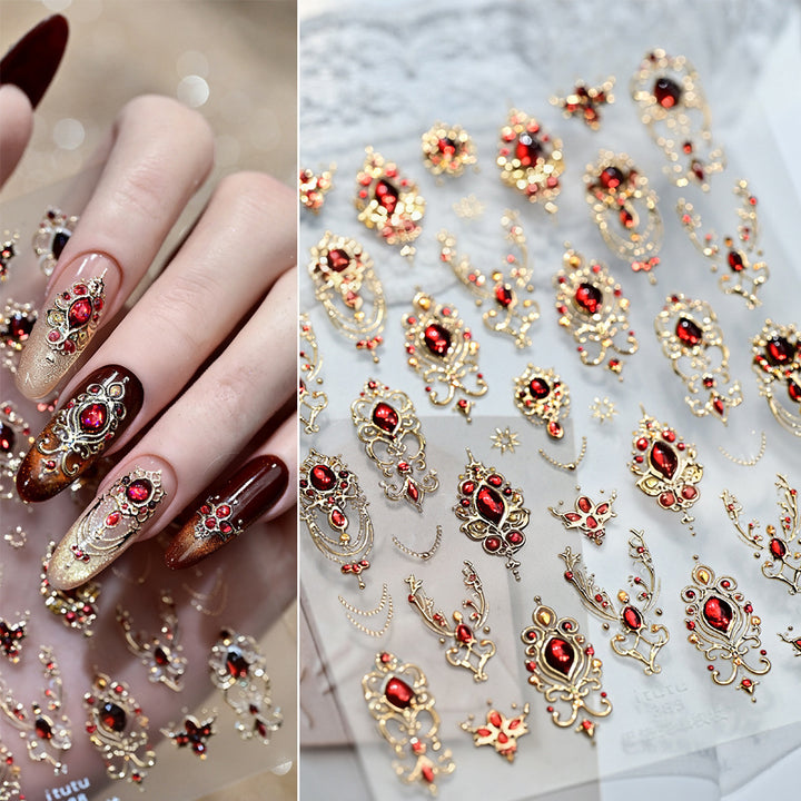 Luxurious Nail Art Gem Embellishments