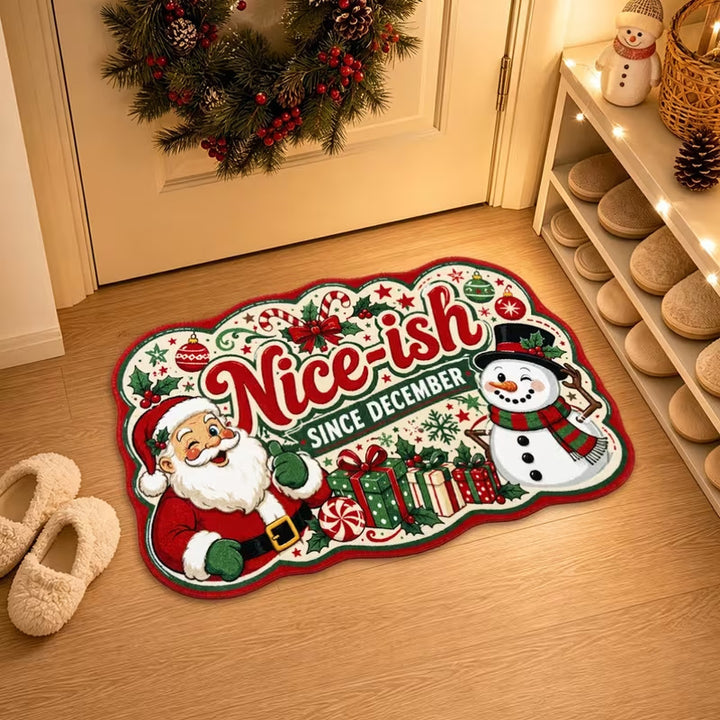 Holiday-Themed Decorative Door Mat