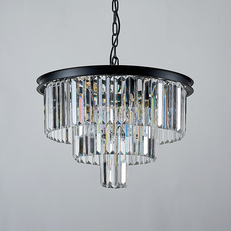 Crystal Tiered Chandelier