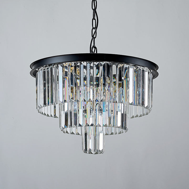 Crystal Tiered Chandelier