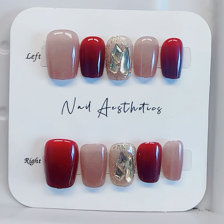 Elegant Press-On Nail Design Kalsten