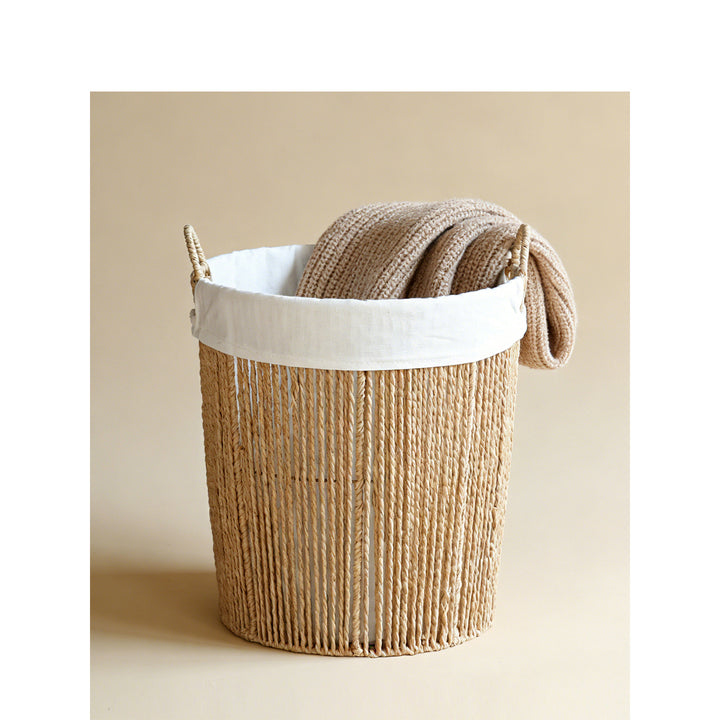 Braided basket with fabric insert Kalsten