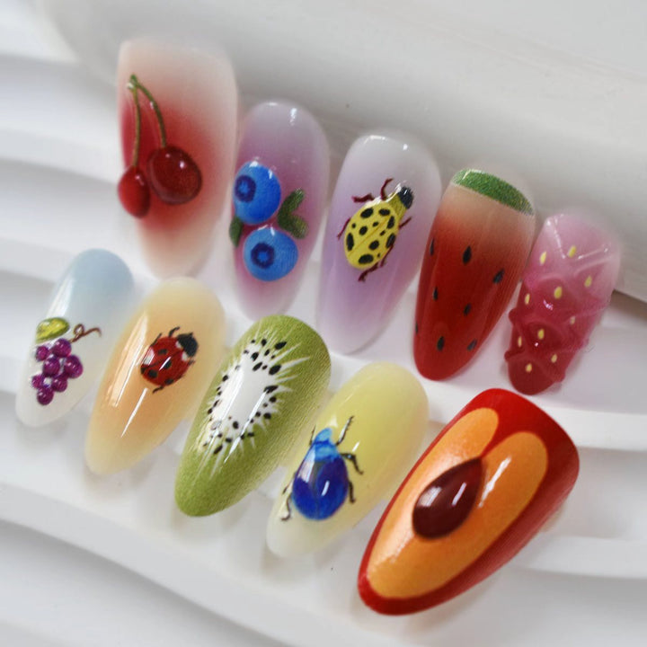 Decorative Floral Nail Art Tips Kalsten