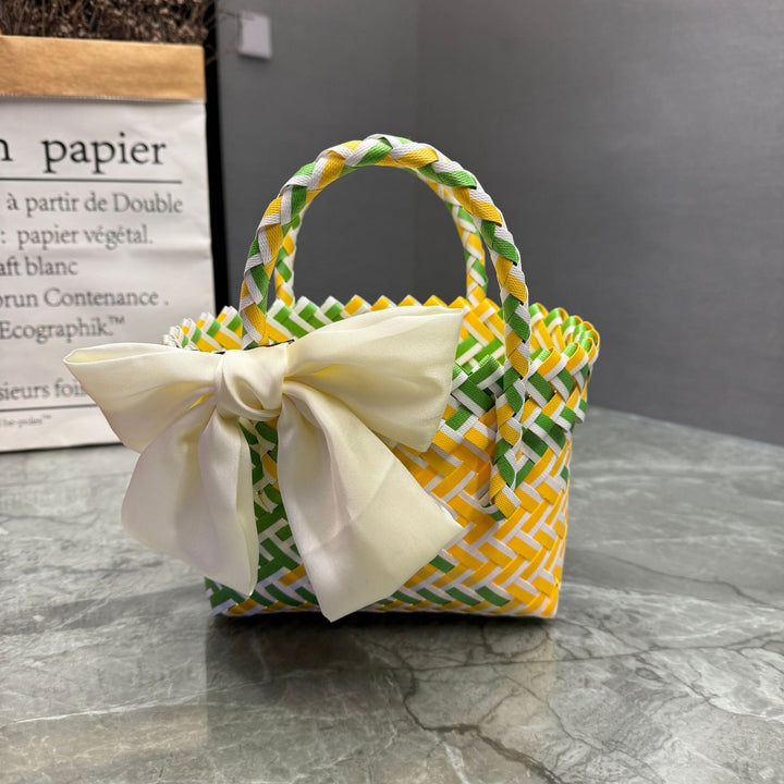 Handcrafted basket bag in stylish design Kalsten