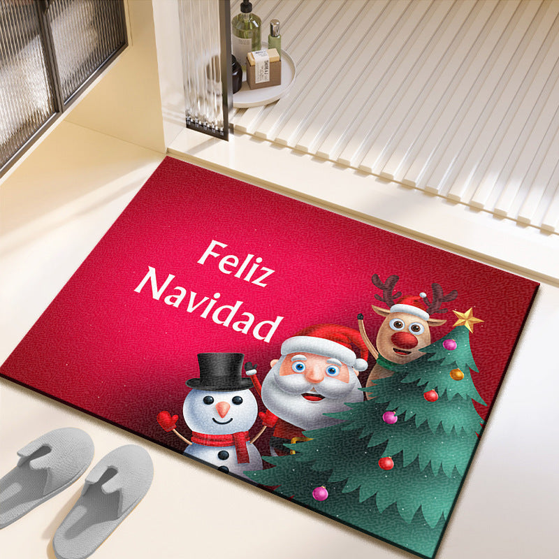 Holiday-Themed Decorative Area Mat Kalsten