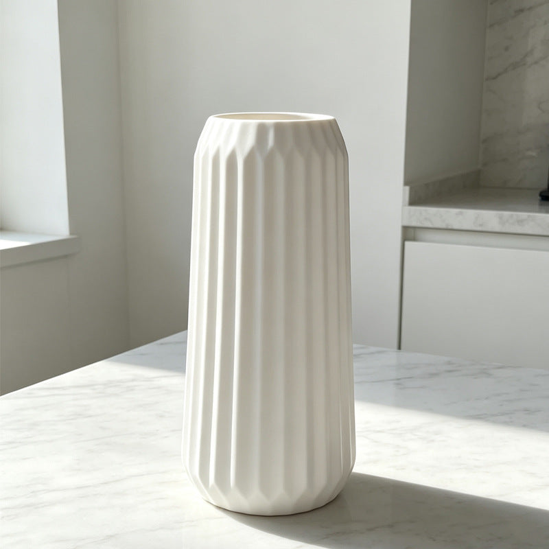 Textured Geometric Table Vase Kalsten