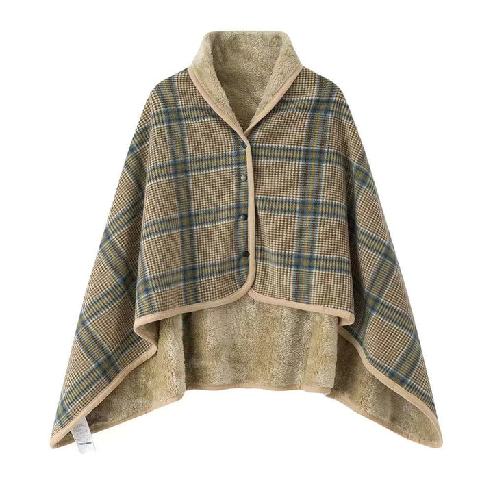 Ladies Cozy and Fashionable Blanket with Checkered Pattern Kalsten