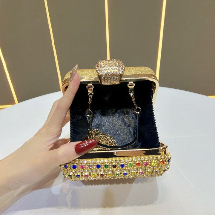 Glamorous Rhinestone-Embellished Clutch