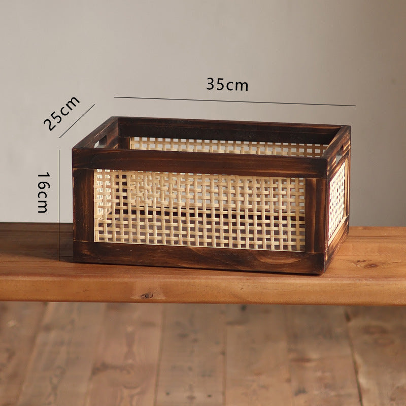 High-quality storage basket made of natural material Kalsten