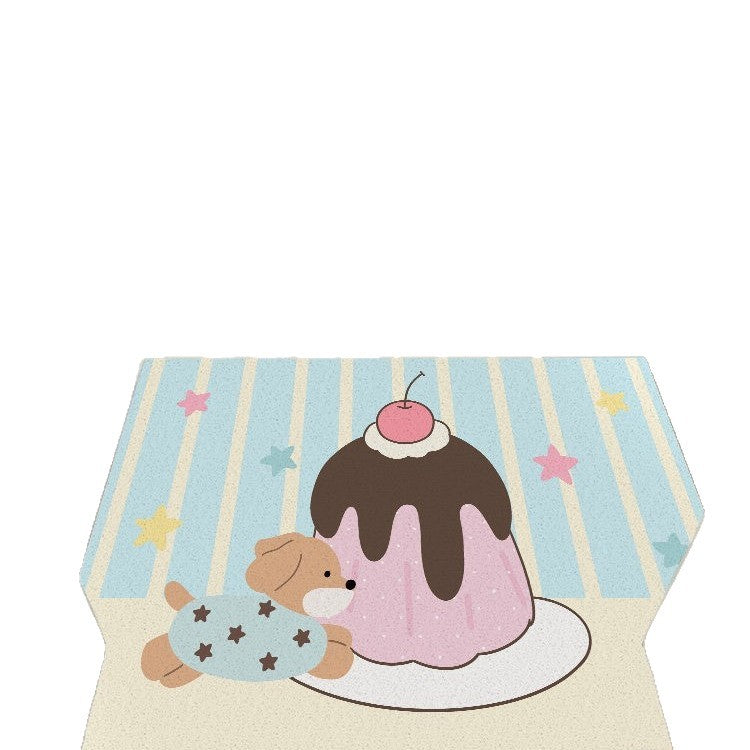 Cartoon-Themed Welcome Mat Kalsten