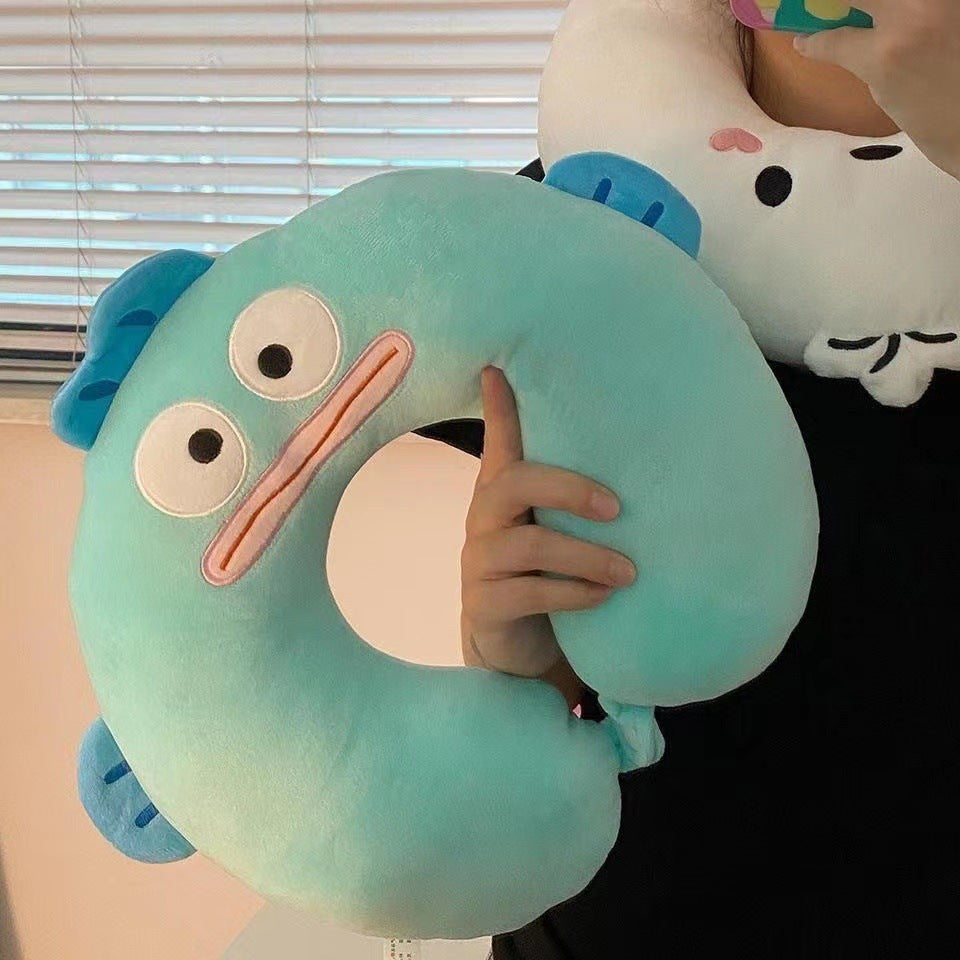 Women's Neck Pillow with Fun Alien Design Kalsten