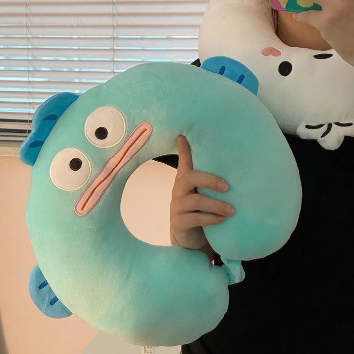 Women's Neck Pillow with Fun Alien Design Kalsten