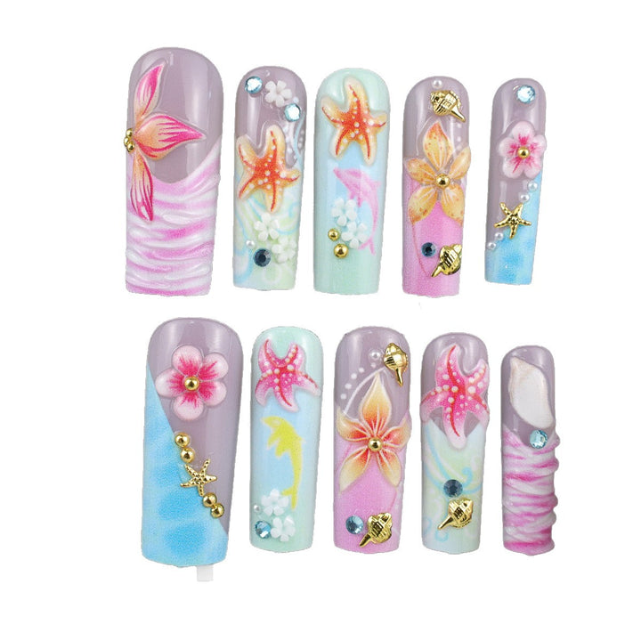 Nail set with maritime motifs Kalsten