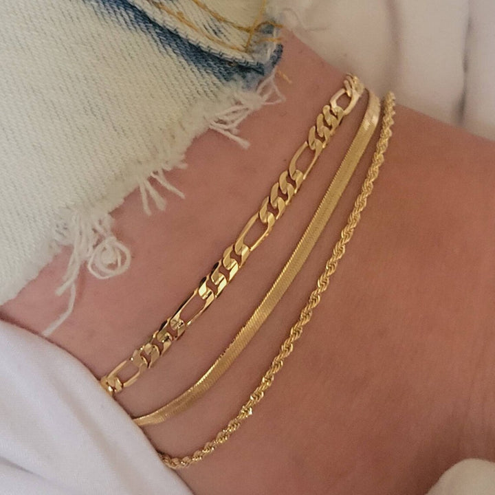 Elegant Double Chain Anklet Kalsten