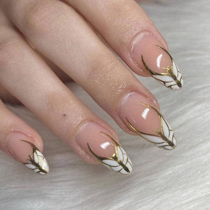 Decorative Stiletto Press-On Nail Art Kalsten