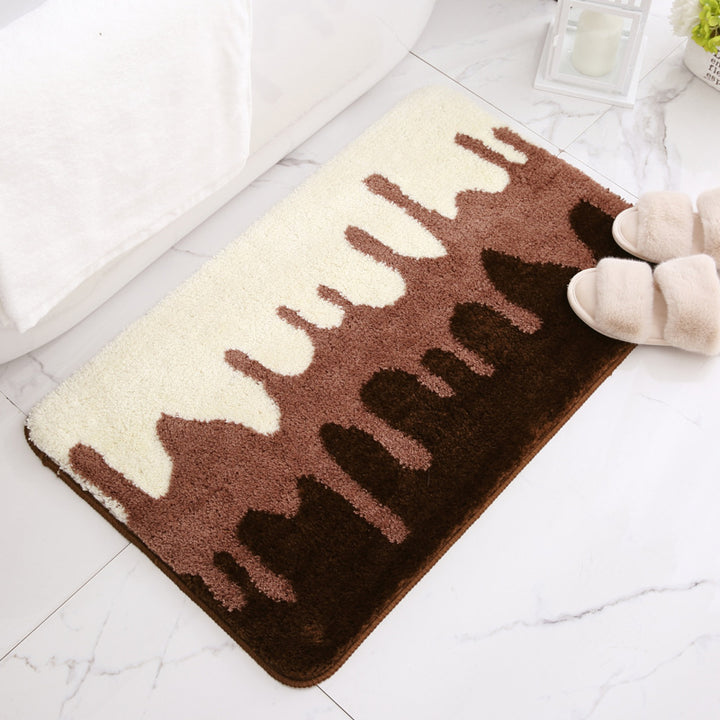 Luxurious Abstract Design Bath Mat
