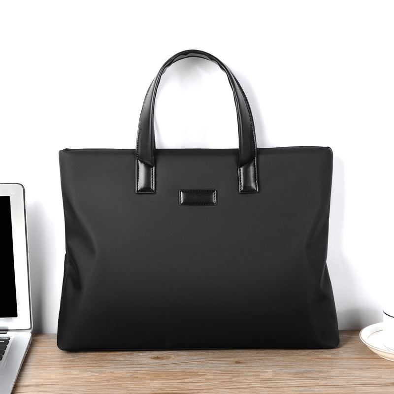 Business bag with sturdy zipper and stylish grip areas Kalsten