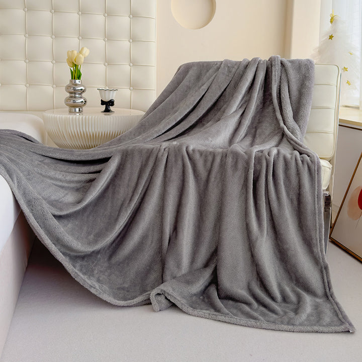 Cozy Microfiber Throw Blanket