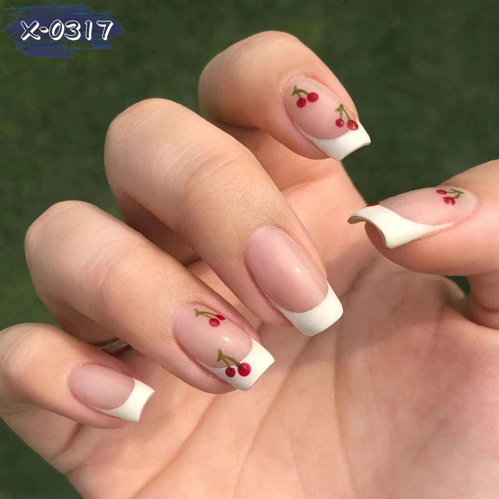 Cherry Blossom French Tip Nail Art Kit