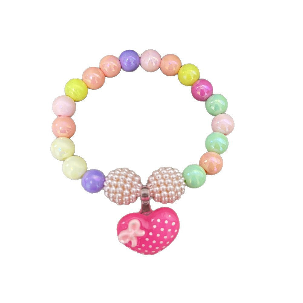 Colorful bracelet with flower charms Kalsten