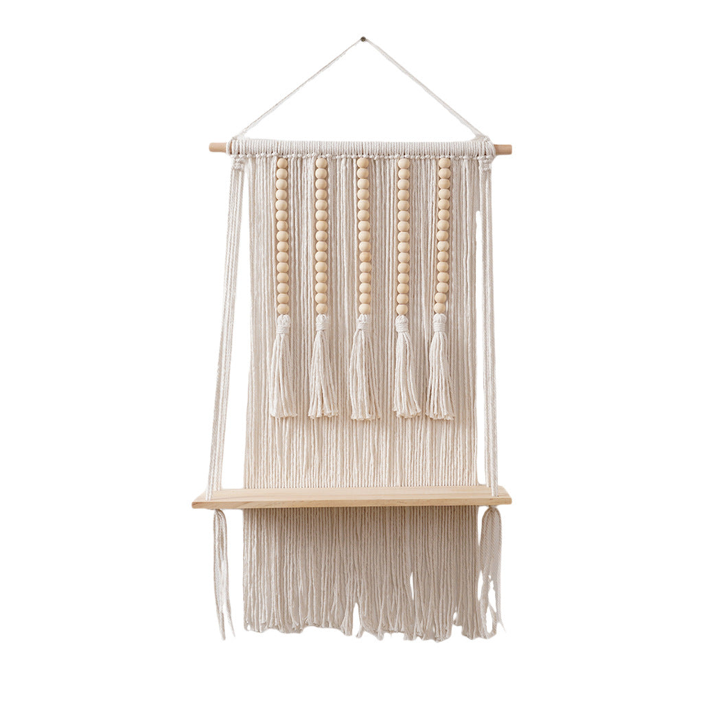 Decorative Macrame Wall Shelf Kalsten