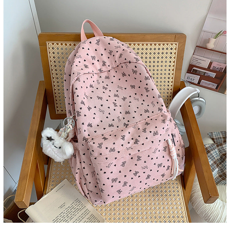 Cute Decorative Pattern School Backpack