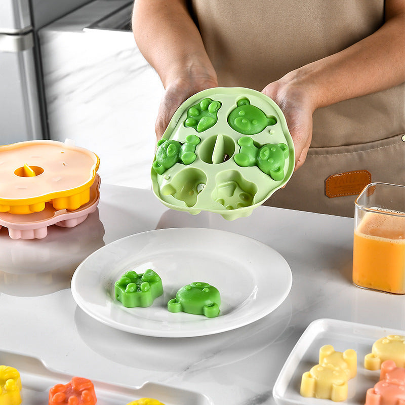 Silicone ice cube mold with animal motifs Kalsten