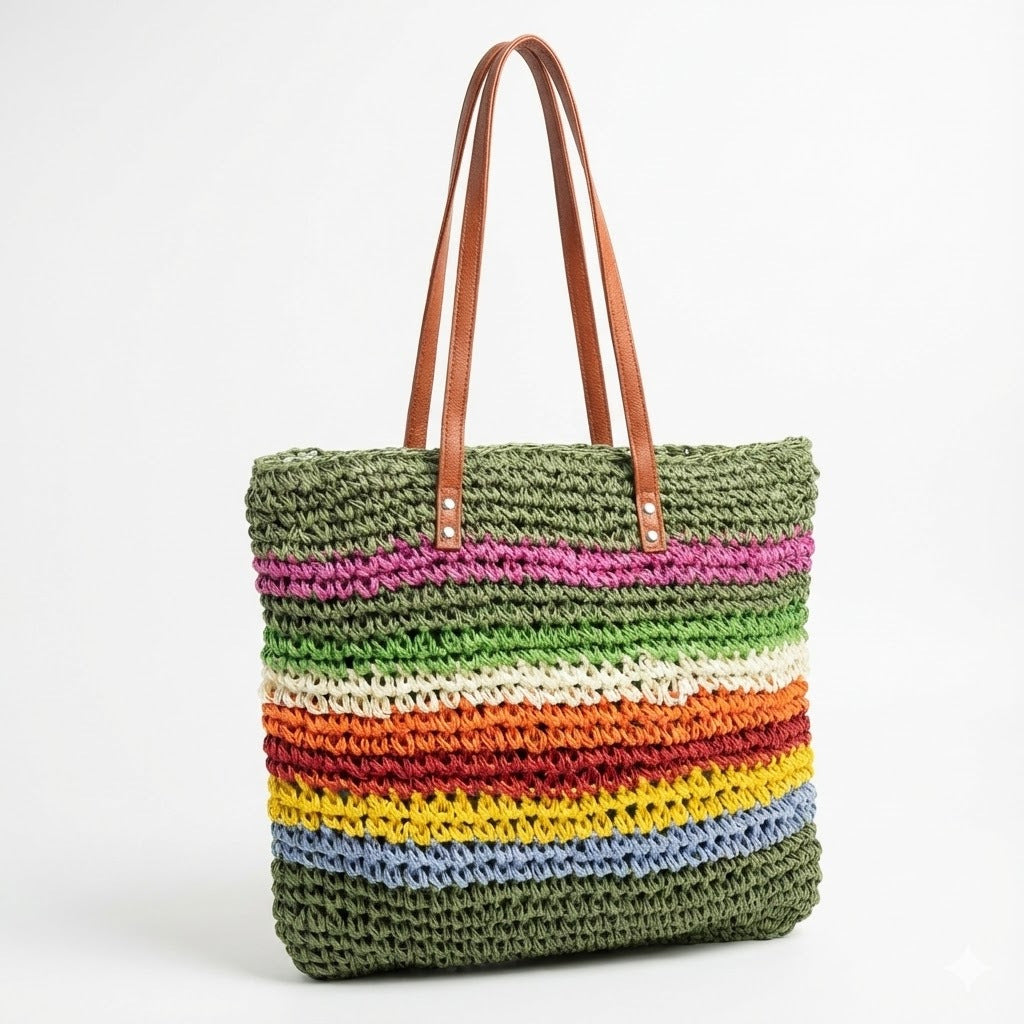 Large Braided Shopping Bag Kalsten