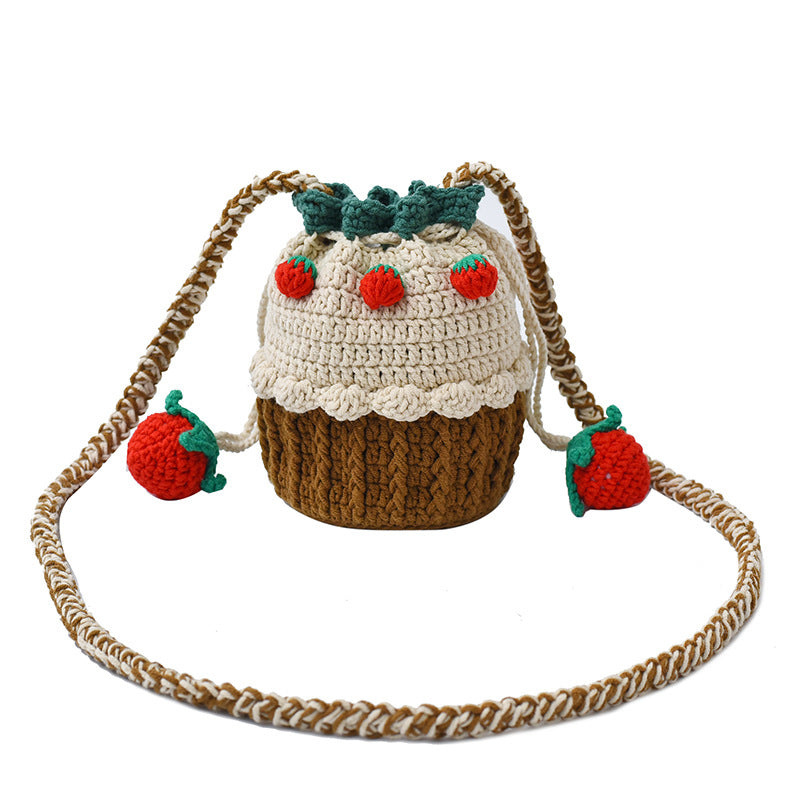 Cute Cupcake-Themed Crochet Mini Bag