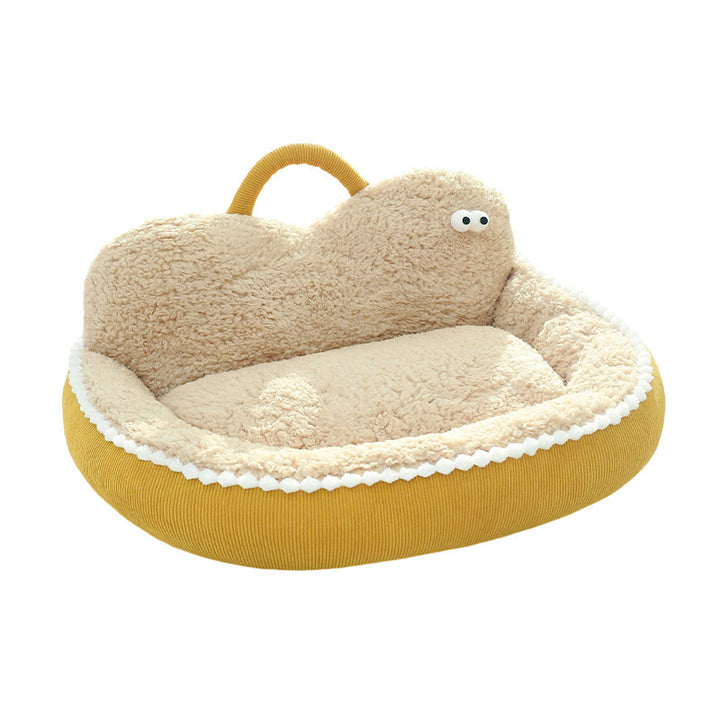Cozy Plush Cloud Dog Bed