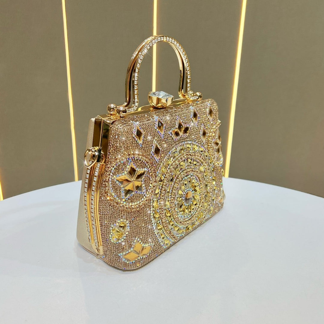 Crystal Embellished Evening Clutch