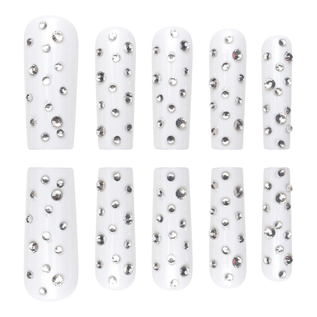 Decorative Rhinestone Nail Tips Kalsten
