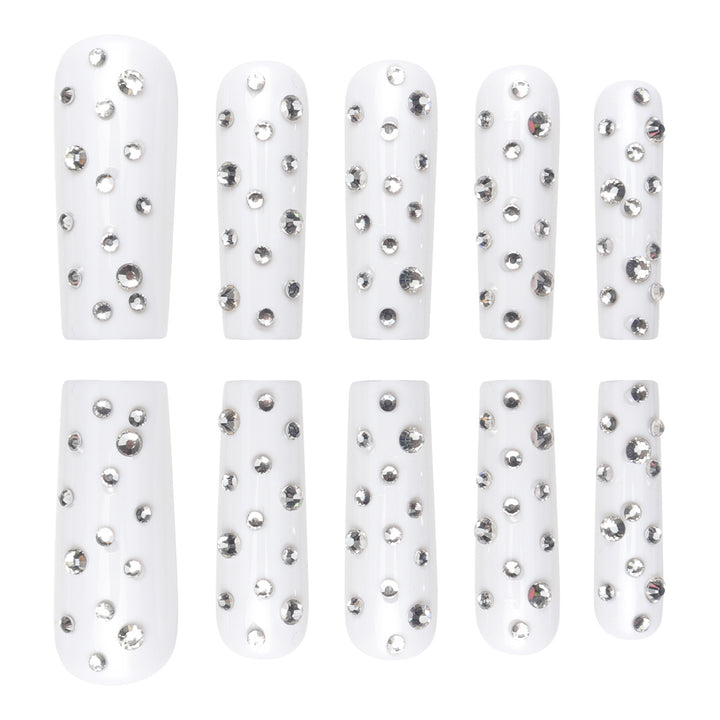 Decorative Rhinestone Nail Tips Kalsten