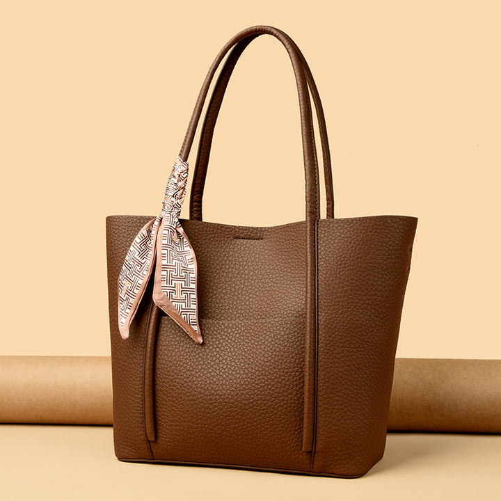 Textured Leather Tote Bag Kalsten