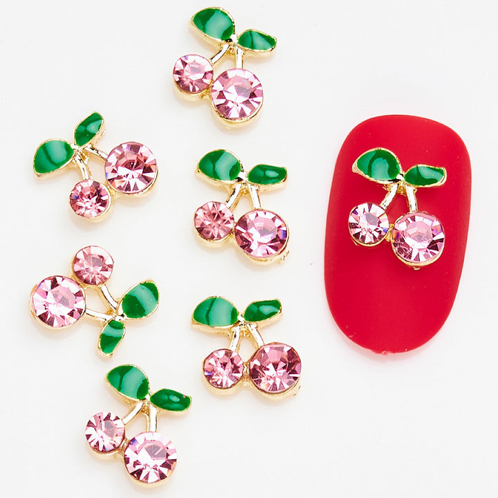 Decorative Cherry Nail Art Charms